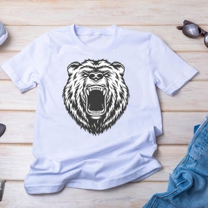 Grizzly Bear svg Cut File for Cricut Grizzly Bear Silhouette svg Grizzly Bear svg Grizzly Bear Clipart Grizzly Bear Design svg Animal svg