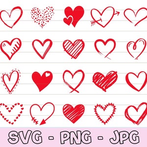 Heart svg Bundle, Sketch Heart svg, Open Heart svg, Doodle Heart svg, Hand Draw Heart svg, Red Heart svg, Heart svg, Heart Silhouette svg.