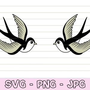 Hirondelles Tatouage, Maître d’encre, Conception de tatouage svg, Tattoo Shirt svg, Tattoo Art, Tatouage Old School, Tattoo Clip Art, Tattoo Vector, SVG, PNG.