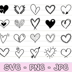 Heart Svg Bundle, Sketch Heart Svg, Open Heart Svg, Doodle Heart Svg, Hand Draw Heart Svg, Heart Vector, Heart Svg, Heart Silhouette Svg.