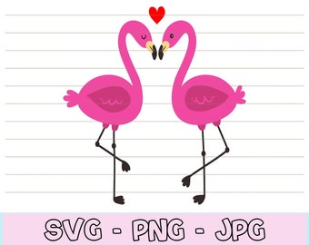 Cute Pink Flamingo svg for Shirt Flamingo svg Bundle Flamingo Clipart png Pink Flamingo png Flamingo Vector Animals svg Flamingo Heart svg