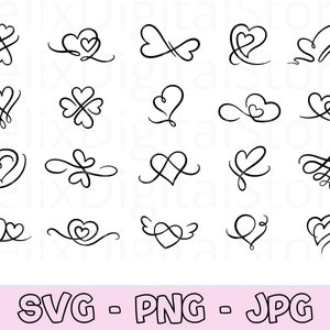 Infinity Heart Svg, Open Heart Svg, Infinity Love Svg, Hand Draw Heart Svg, Line Art Heart, Infinity Heart, Heart Vector, Heart Svg, PNG/JPG