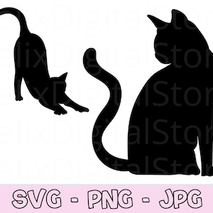 TWO CATS Svg Png Icon Free Download (#233580) 