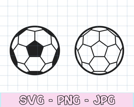 Soccer Ball Svg Cut File for Cricut Soccer Ball Silhouette - Etsy