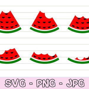 Watermelon svg Bundle for Shirt Fruit svg Food Svg Bundle Food Vector Cute Food Svg Food Clipart Food Svg File Summer Watermelon svg Instant