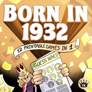 33rd Birthday Party Games || Born In 1992 Games Bundle || Printable Games || 33rd Birthday Games || 1992 Trivia Game || 1992 Quiz