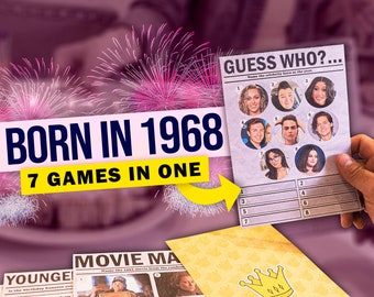 50th Birthday Party 1972 Birthday Party Game Questions From - Etsy