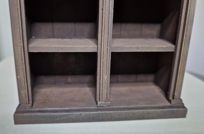 1:12 Scale Dollshouse Gothic Style Bookcase/shop Shelving Kit. Pre Cut ...