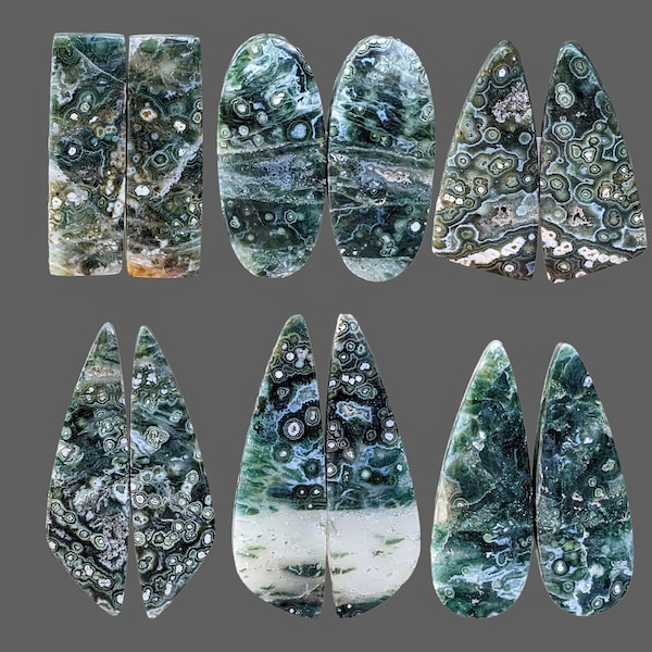 Green River Jasper Pairs