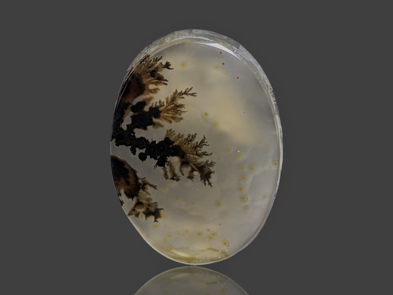 Unique And Beautiful Dendritic Agate Cabochon High And Rare Quality Natural Stone Jewelry Fashion Gift 3