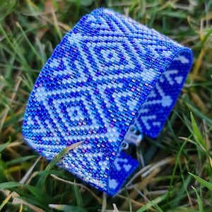 Macrame bracelet pattern odd count peyote bracelet (no physical bracelet)