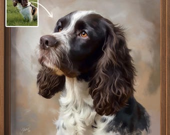 Custom Dog Portrait Watercolor, Digital Pet Memorial Artwork, Virtual Companion Remembrance Keepsake, Professional Animal Illustration