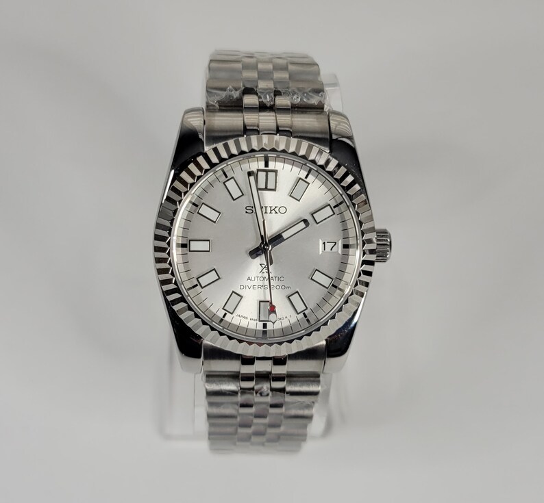 39mm Fluted Datejust Homage Build Blue/ Black or Silver Dial - Etsy