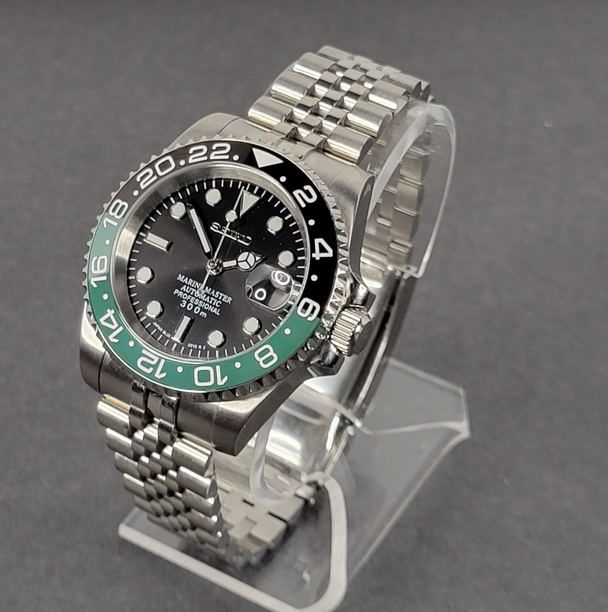 Seiko Sub Homage Custom Mod Green/black Ceramic Bezel - Etsy