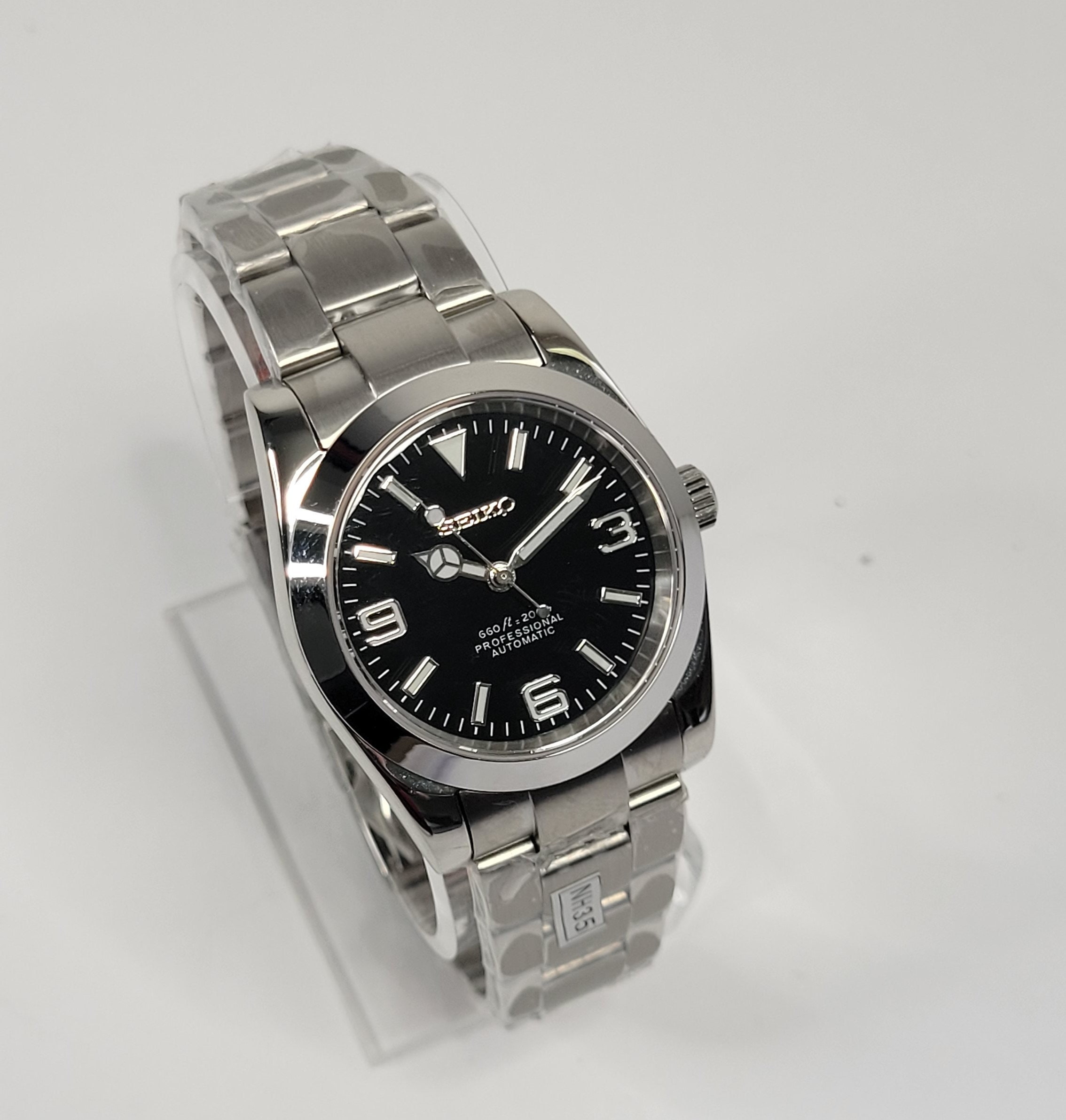 Seiko Explorer Homage Build 36mm Case Black 369 Dial - Etsy UK