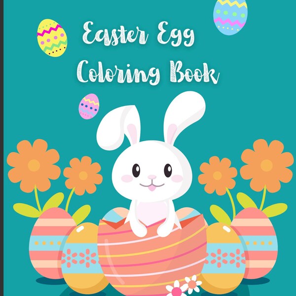 Ester Egg Coloring Book For Kids --20 printable digitale pages