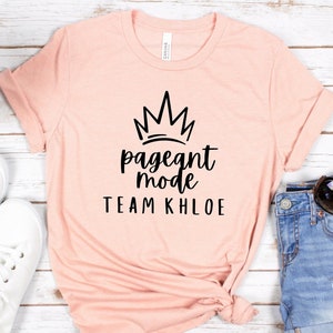 Personalized Pageant Mom Shirt, Pageant Shirt, Personalized Pageant Shirt, Pageant Gear, Pageant Family Shirt