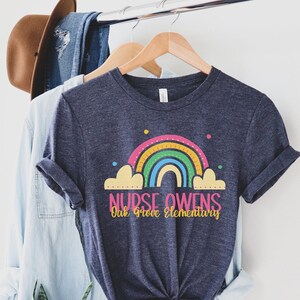 Custom School Nurse Shirt, School Nurse Shirt, School Nurse Gift, School Nurse Tshirt, School Nurse Appreciation, Personalized School Nurse