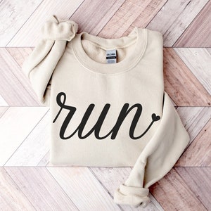 Run Sweatshirt, Running Sweatshirt, Running Crewneck, Runner Gift, Marathon Gift, Running Clothes, Marathon Shirt, Runner Hoodie, Runner