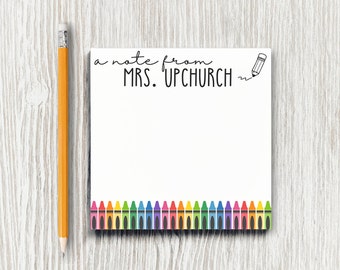 Personalized Teacher Notepad, Personalized Notepad Teacher, Teacher Notepad, Personalized Notepad, Custom Notepad, Teacher Christmas Gifts
