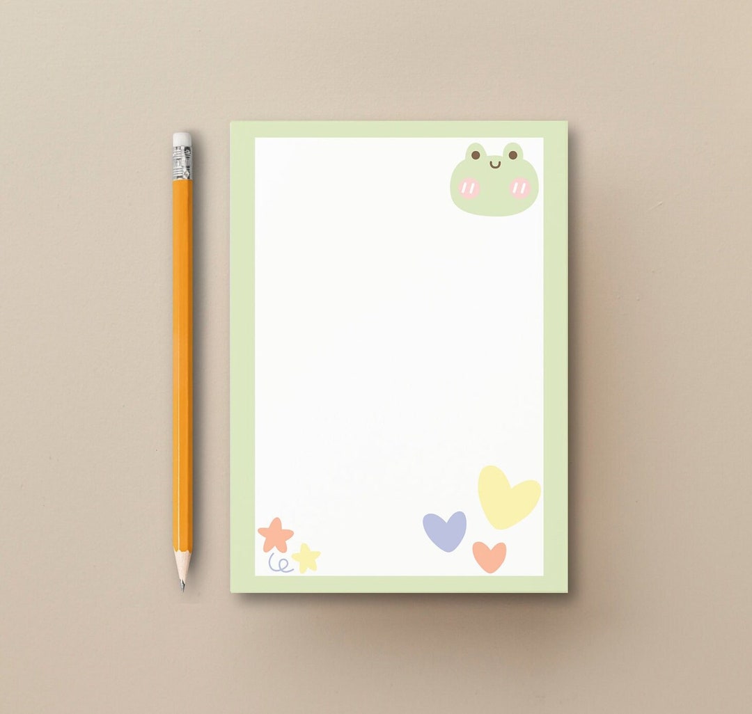 Kawaii Memo Pad, Korean Stationery, Kawaii Stationary, Kawaii Notepad ...