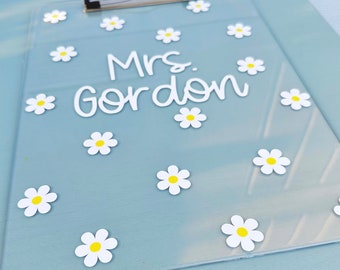 Personalized Clipboard, Custom Clipboard, Teacher Clipboard, Teacher Appreciation Week, Teacher Appreciation Ideas, End of Year Teacher Gift