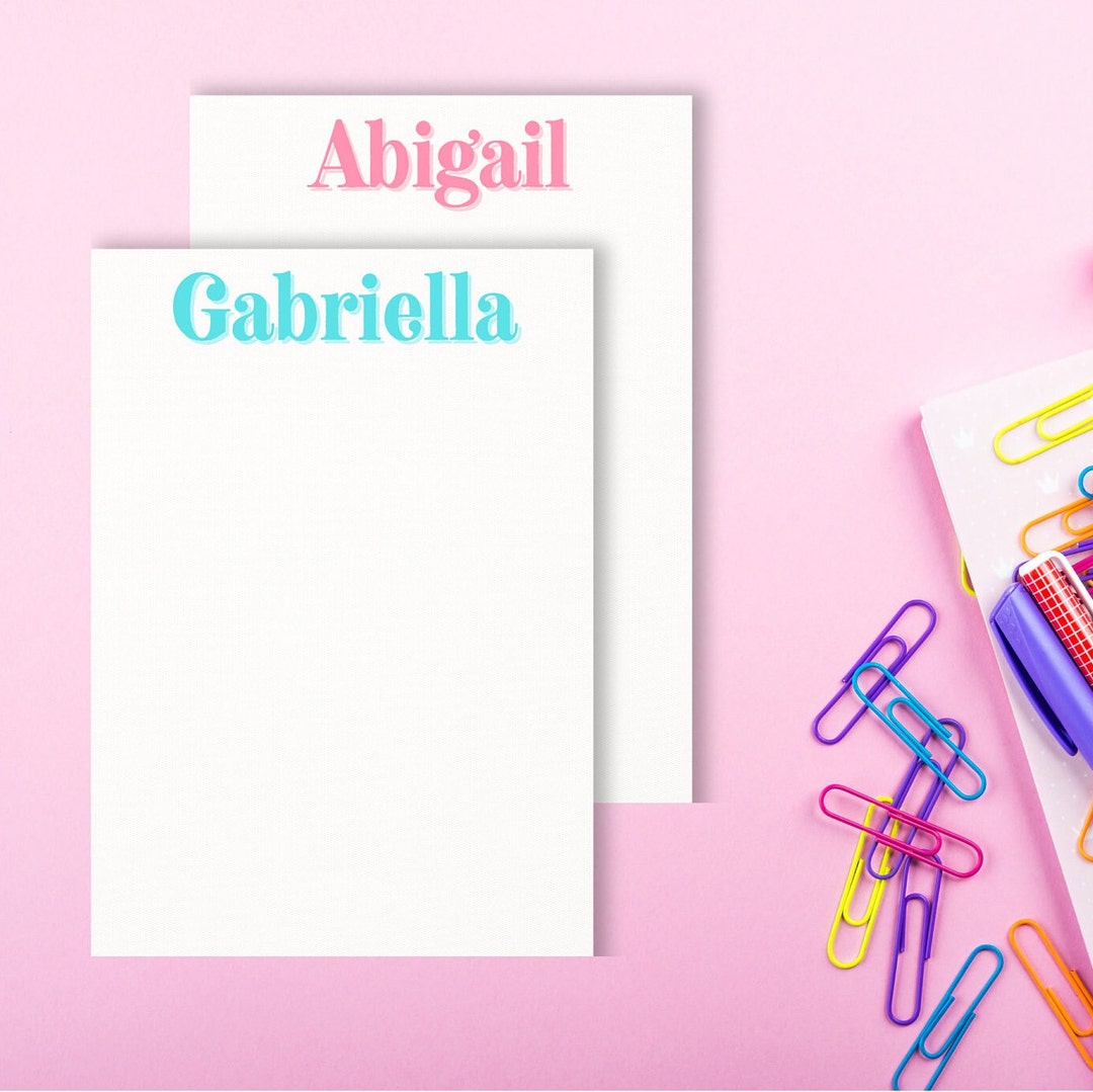 Easter Notepad Personalized Notepad, Easter Basket Stuffers, Easter Basket Fillers ...
