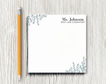 Personalized Teacher Notepad, Personalized Notepad Teacher, Teacher Notepad, Personalized Notepad, Custom Notepad, Teacher Christmas Gifts