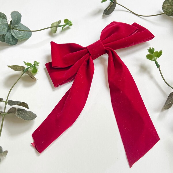 Ribbon Hair Bow Etsy UK