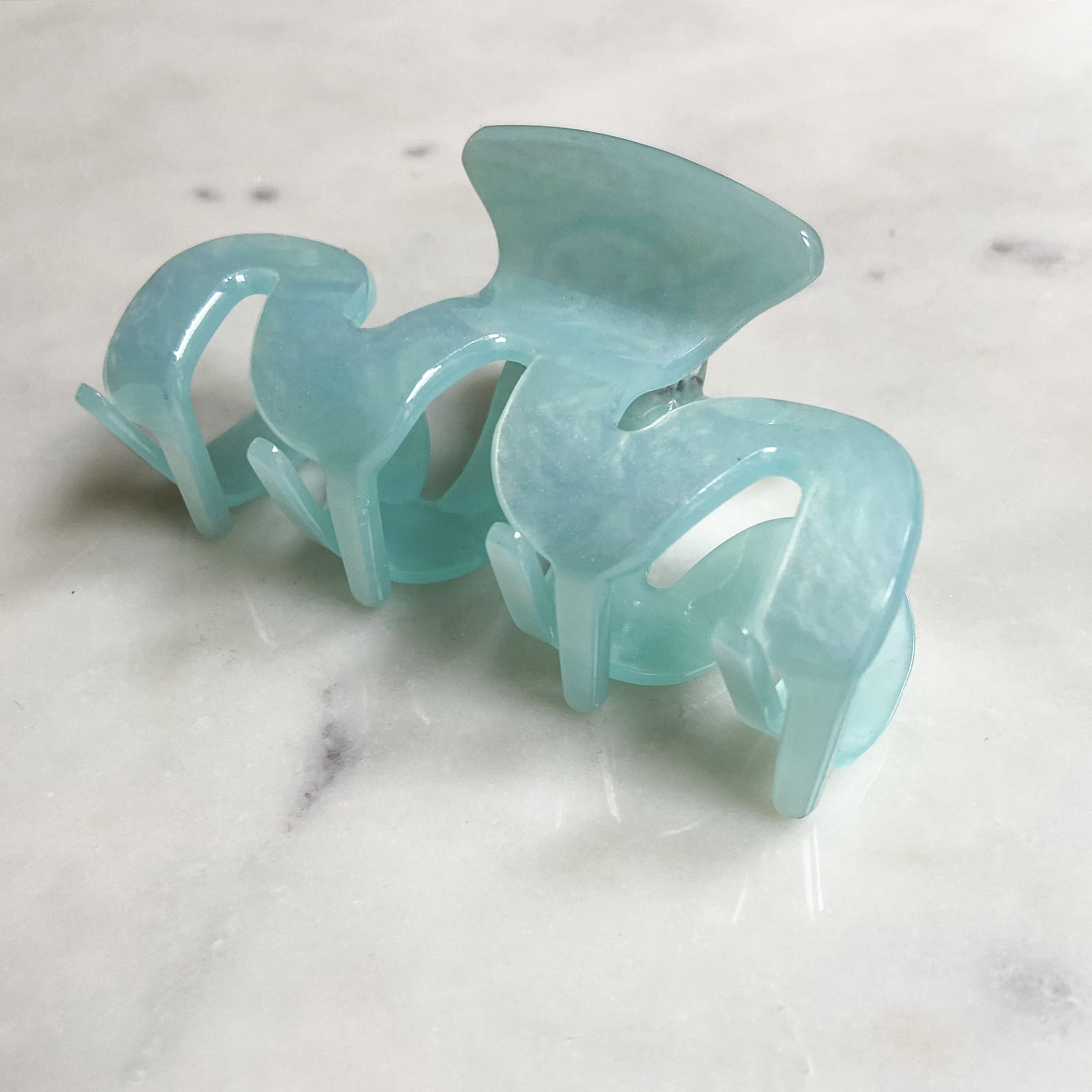 Cute Pastel Hair Claw for Thick Hair Medium Marble Hair Claw Etsy