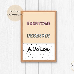 Speech Therapy decor, Boho Speech Language Pathologist Poster, Speech Therapist Office Decor, Slp gifts, Digital Download