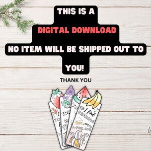 May include: Digital download of printable bookmarks featuring fruit illustrations and puns. The bookmarks say "I find reading very a-peel-ing" and "You got to be kidding me".