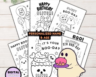 ハロウィンの誕生日に使える、かわいいゴーストとカボチャを使ったパーティーアクティビティ（PDFダウンロード）