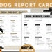 Dog Report Card Template, Printable Pet Sitter Report Form, Dog Boarding, Pet Sitting Report ...