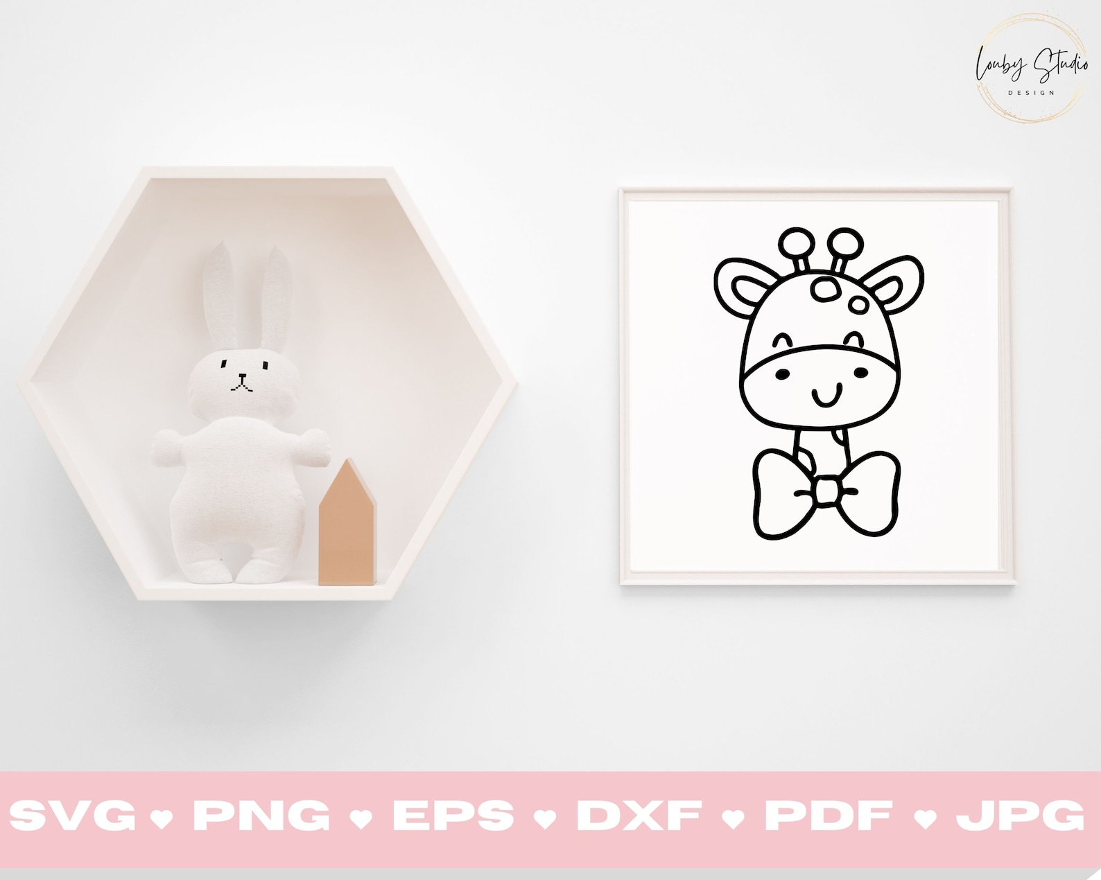 Baby Giraffe SVG, Cute Giraffe SVG, Cut File Cricut and Silhouette ...