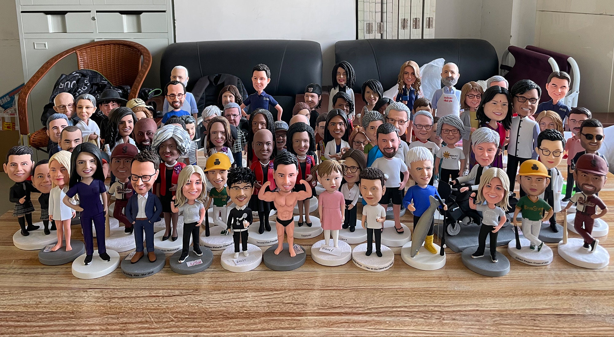 Personalized Michael Jackson Bobble Head Doll,custom Rock