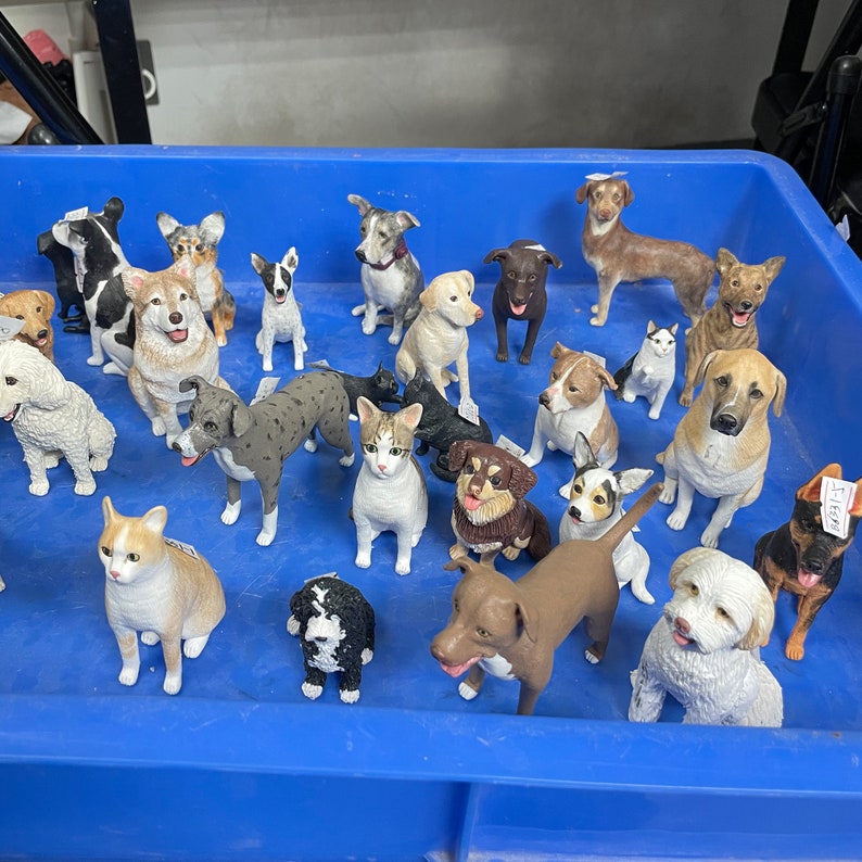 Custom Polymer Clay Pet Cake Topper: Dog Birthday, Wedding, Memorial - Etsy