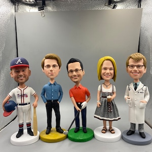 Custom bobbleheads, personalized funny father's day mother's day gifts, unique gift ideas for parents, best anniversary gifts for him!