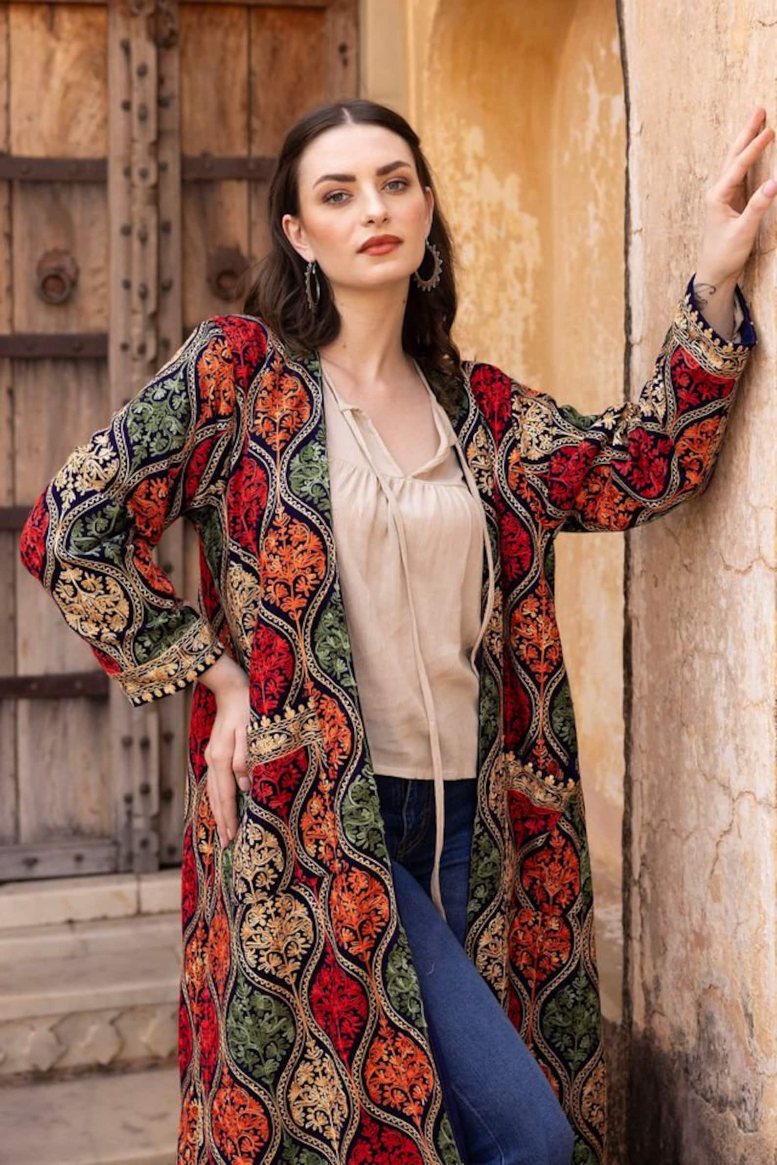 Retro Jacket Boho Jacket 60's Coat 70's Jacket Paisley Jacket ...