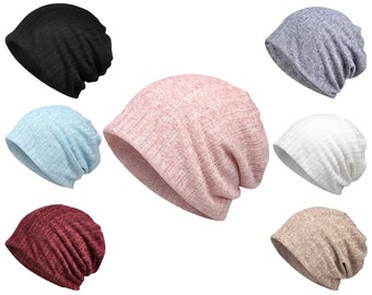 Bonnet multifonction en coton, bonnet chimio, couvre-chef chimio, bonnet ample doux et respirant, cadeau pour les patients en chimiothérapie