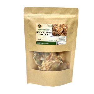 Dried StockFish Fillets, Whole Crayfish whole dried King Prawn Ponmo Ijebu for Cookig Egusi Soup, Afang Soup Vegetable Soup Premium Quality