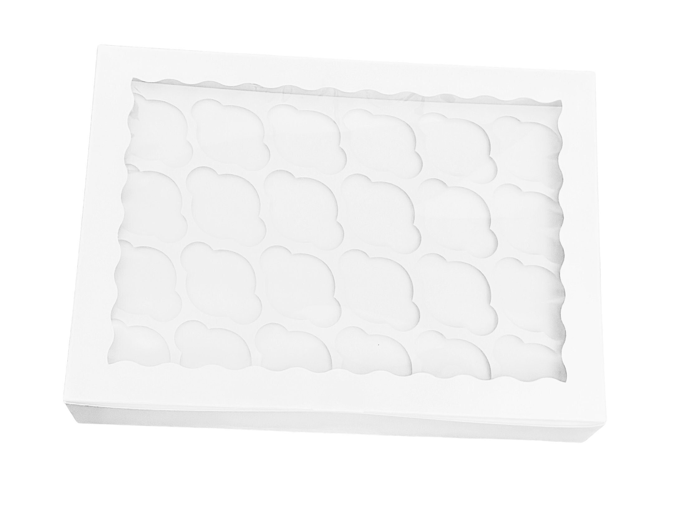 Scatole per torte bianche da 10 pezzi con manico Scatole di carta fai-da-te per muffin Dessert Cake Packaging Fornure per cottura fai-da-te Bomboniere per matrimoni  15