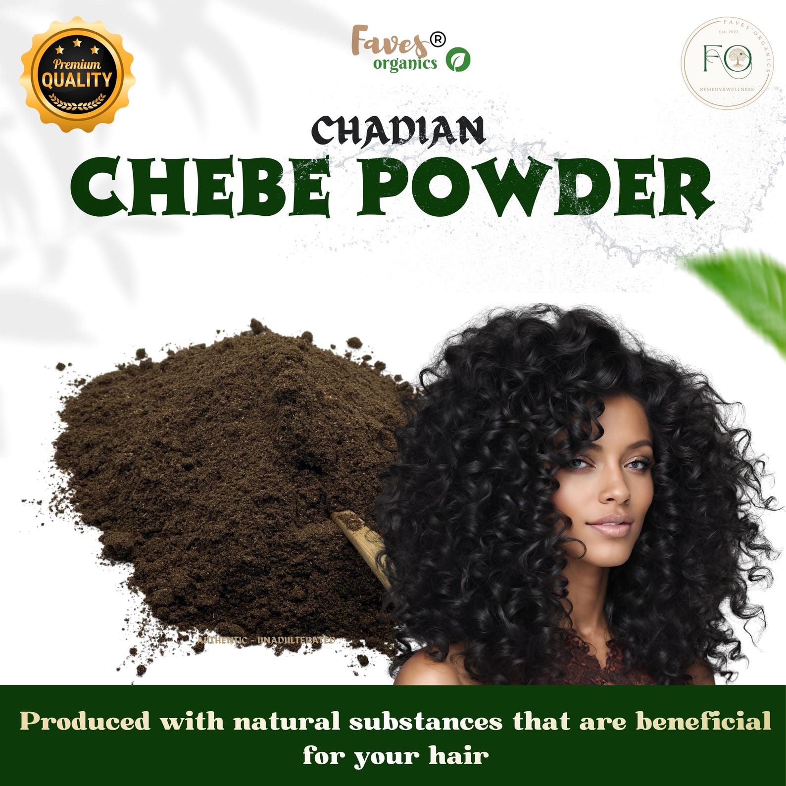 Chebe Powder 100% authentic PREMIUM Chadian Chebe Powder Hair ...