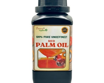 Pure, ongeraffineerde rode palmolie uit Nigeria, 1 liter onvervalst authentiek