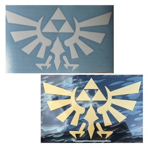 Triforce Hylian Crest Car Decal