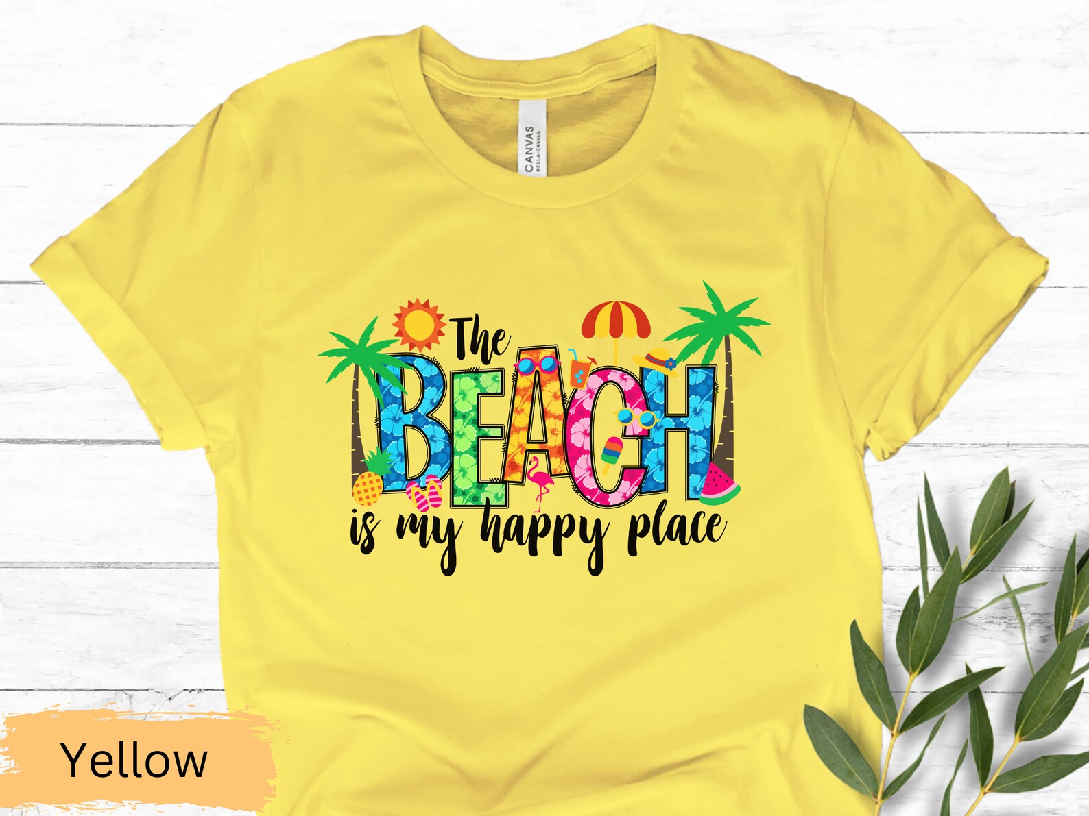 The Beach is My Happy Place Shirt Beach Shirt Beach Etsy