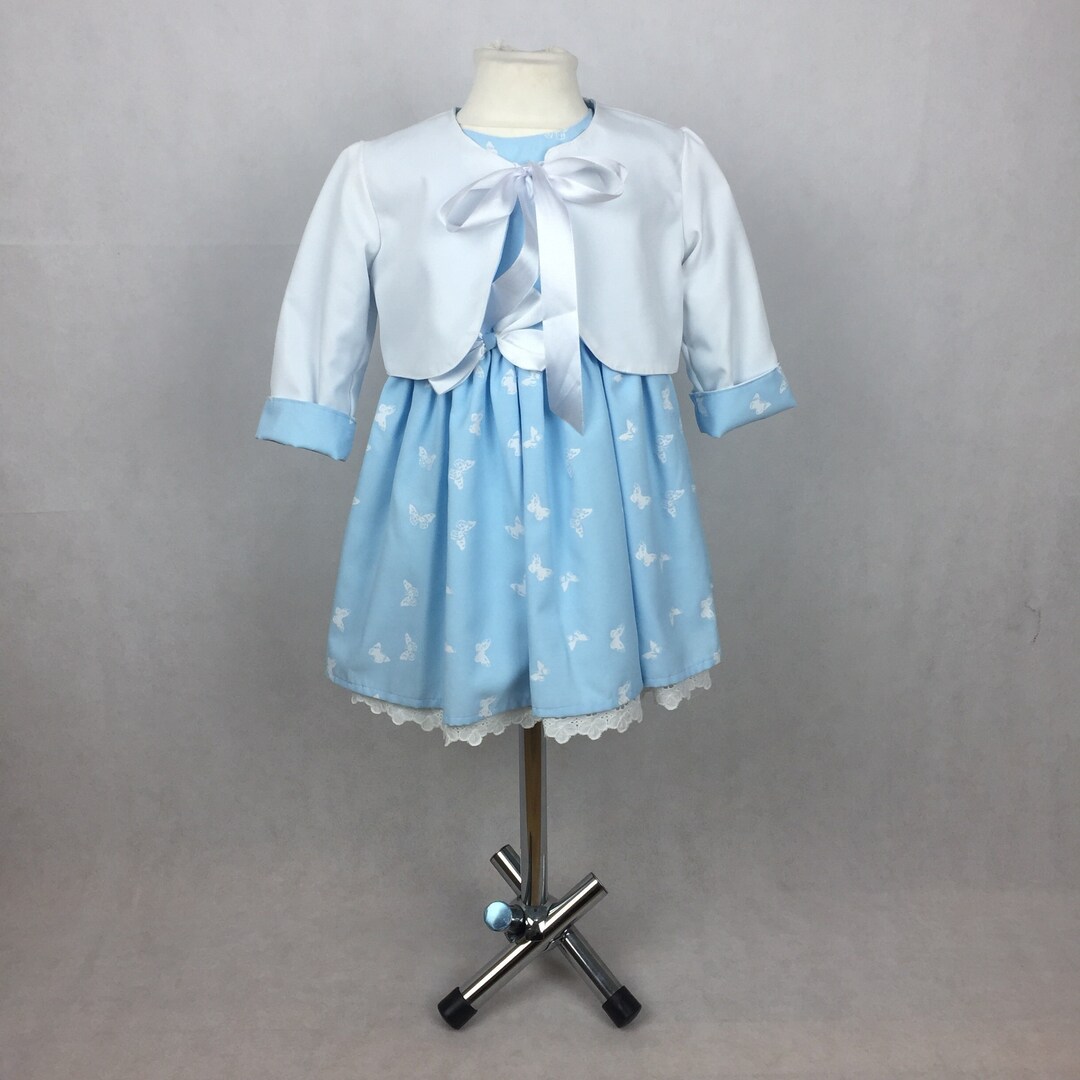 Blue Butterfly Dress / Blue Butterfly Outfit / Fancy Dress/ Cute Outfit Etsy