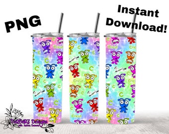 Cricut Cutie Tumbler Wrap PNG