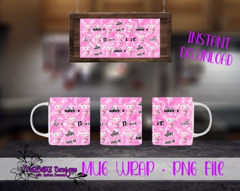 Cricut Cutie Brustkrebs Überlebende Wrap PNG - 15ozDarkPink