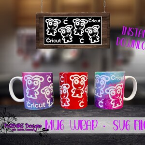 Cricut Cutie Infusible Ink 15oz mug wrap SVG